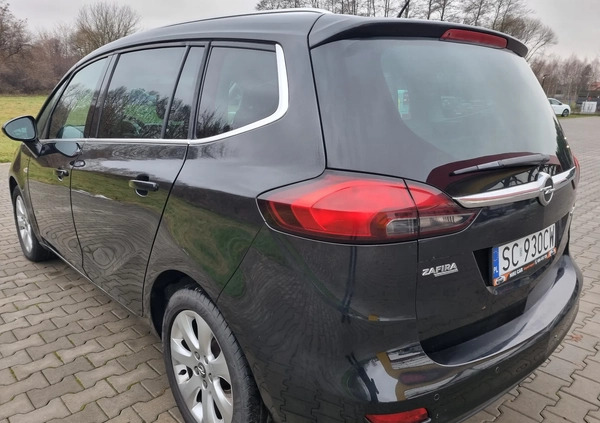 Opel Zafira cena 33800 przebieg: 184000, rok produkcji 2012 z Częstochowa małe 781